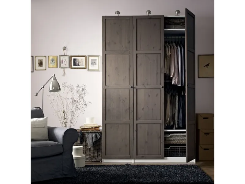 Guardaroba con ante a battenti hemnes