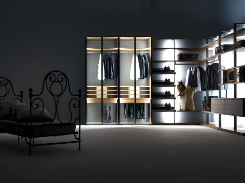 Cabina armadio modulare by Caccaro