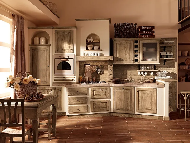 Cucina in muratura provenzale