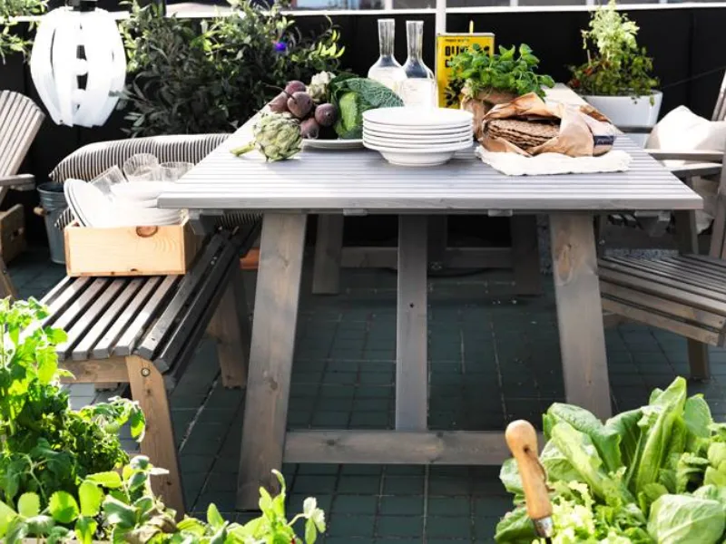 Mobili da giardino Ikea, serie Sunderö