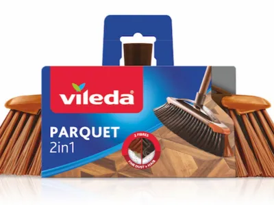 La scopa Vileda Parquet 2in1