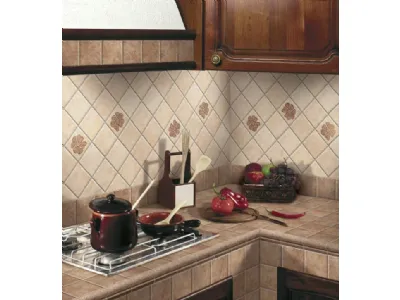 Mattonelle per cucina in muratura