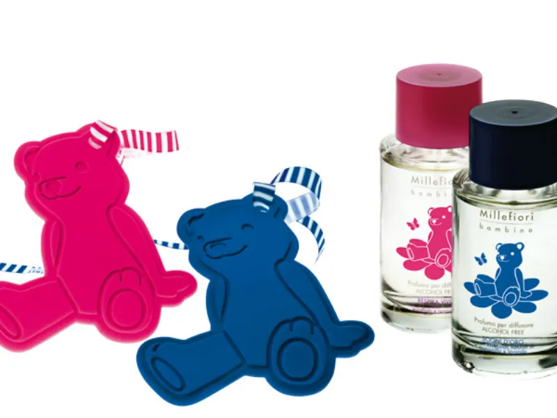 Orsetti profumati rosa e azzurro