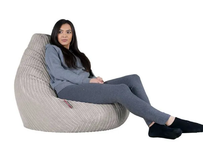 Poltrona a forma di sacco Gioco in corda tinta naturale di Big Bertha Original