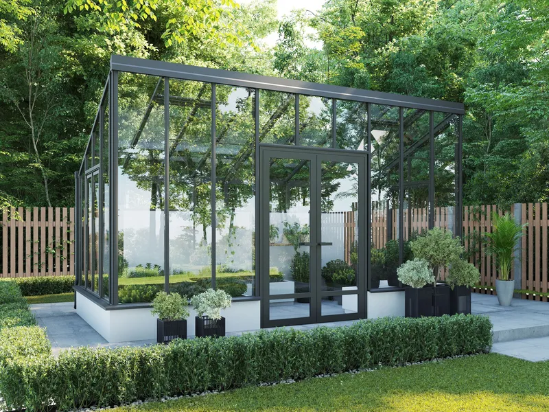 Vansta - Sanctuary Min: serra da giardino in alluminio e vetro