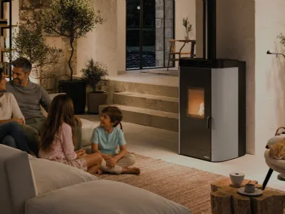 Palazzetti - Multifire® Archie passa automaticamente da un combustibile all’altro
