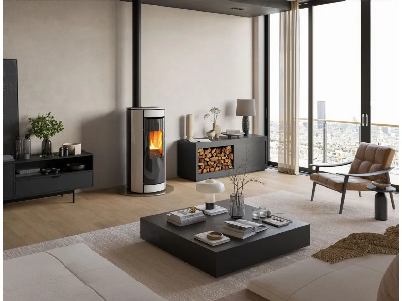 Jolly Mec - Boter T-Win, stufa combinata legna-pellet