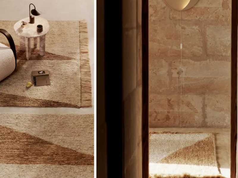 Ferm Living - Tappeto Studie fatto a mano in juta naturale al 100%