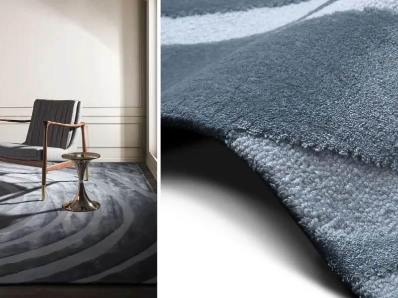 Rug'Society - Eye Rug, tappeto in lana naturale e seta botanica
