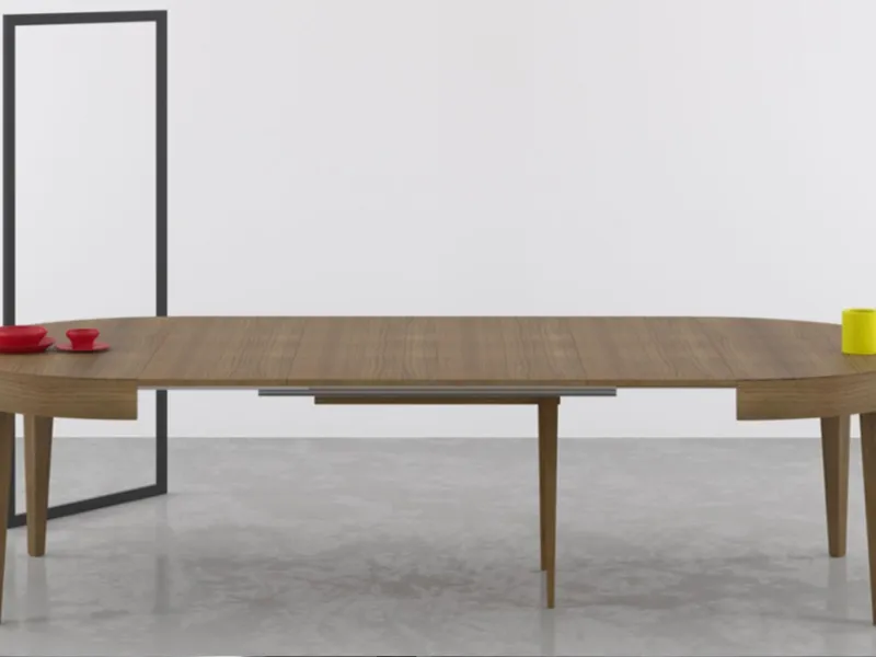 DAMO-M By Piemy, design e stile nel tavolo allungabile rotondo