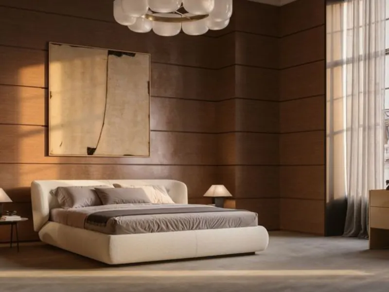 Lema - Nobu Bed, linee fluide e forme avvolgenti