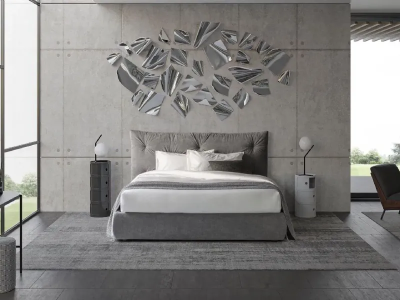 Bemade - Letto Hero: testata con trapuntatura realizzata a mano